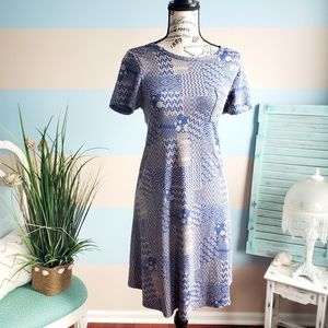 LuLaRoe Blue Carly Swing Dress